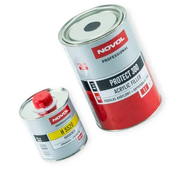 Грунт акриловый 4, 1 Novol PROTECT 300 черный 1л, 0,25 л