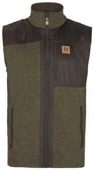 Жилет Harkila Kalix Fleece 4XL Willow Green/Shadow Brown