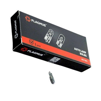 Автолампа БЦ 24V 1, 2W W2х4, 6d Flagmus