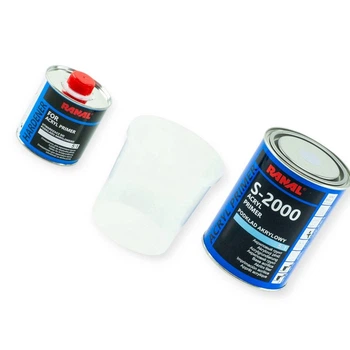 Грунт акриловый 5, 1 RANAL HS S-2000 (серый) 0,8л, 0,16л отвердитель