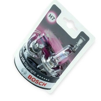 Автолампа H7 12V 55 W BOSCH Gigalight 150% (2шт)