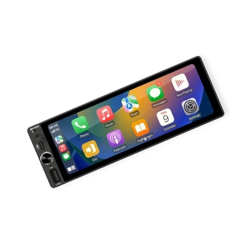 Магнітола Cyclone MP-5004 FM, USB, Type C для заряджання, AUX, MP5, WMA, AVI, BT, екран 6,86, CarPlay