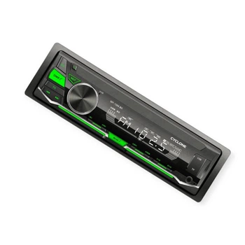 Магнітола Cyclone MP-1086 BA FM, USB, microSD, AUX, MP3, WMA, Bluetooth, багатокол. підсвітка, EwayLink
