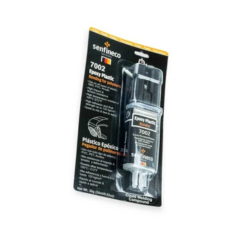 Клей двухкомпонентный эпоксидный Senfineco Epoxy Steel 30g пластик