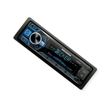 Магнитола Decker FM, USB, AUX, MP3, Android, фиксир пан., Bluetooth, мультиколор подсв, процессор