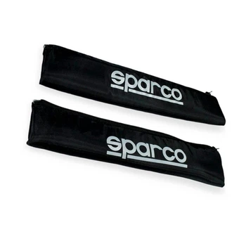 Чехол ремня безопасности (2шт) sparco черный