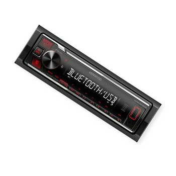 Магнитола Kenwood KMM-BT209 FM, USB, AUX, MP3, Android, сьемн пан., Bluetooth, красная подсветка