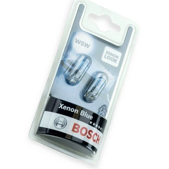 Автолампа БЦ 12V 5W W2.1х9.5d BOSCH Xenon Blue (пара)