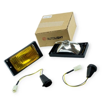 Фара протитуманна 2110-2115-2123 заокруглені кути жовта (к-кт 2 шт) AutoLight