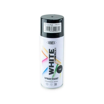 Краска аэрозоль акрил Domex White Line 102 Грунт чёрный (400мл)