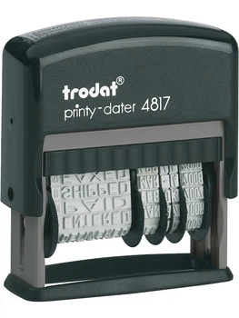 Датер пластмассовый c бухгалтерскими терминами TRODAT (4817) 092399807025