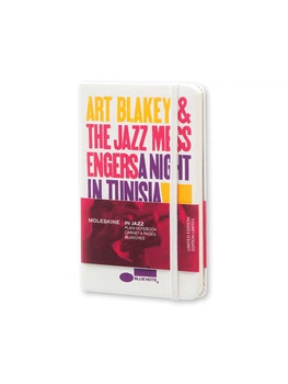 Записная книжка Moleskine Bluenote карманная, Нелинованная Белая (LEBLQP012) 8051272891201