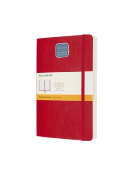 Блокнот Moleskine Classic Expanded средний, Линейка Красный Мягкий (QP616EXPF2) 8053853606211