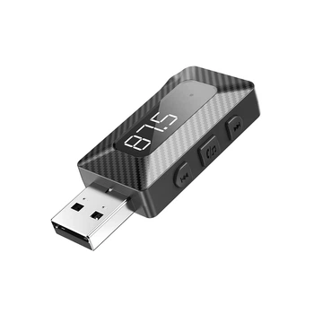 FM-трансмиттер XO Bluetooth с поддержкой TF-карты Чёрный (BCC16)