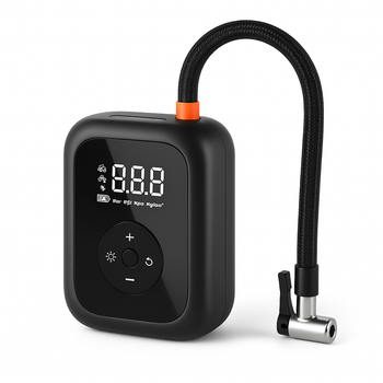 Насос автомобильный аккумуляторный для шин и надувных изделий CZK-4234 с регулятором давления