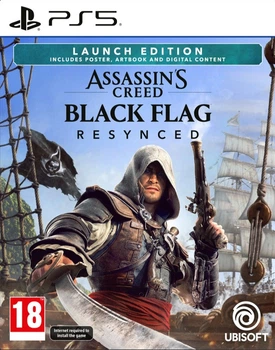 Assassins Creed Black Flag Resynced Launch Edition (PS5, русские субтитры)