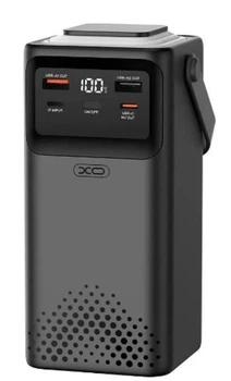 Павербанк XO PR286 PD20W+QC22.5W Four Cables + Lighting 50000mAh Black
