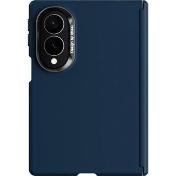 Защитный чехол ABEEL Silk Magnetic для Samsung Galaxy Fold 8 - Dark Blue