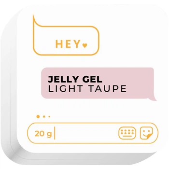 HEYLOVE Jelly Gel №003 Light Taupe Гель-желе для корекції та нарощування нігтів, 20 г