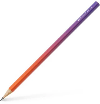 Чернографитный карандаш Faber-Castell, B, трехгранный, PUNCHY MELON, (118404)