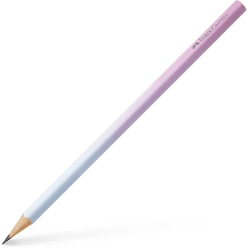 Чернографитный карандаш Faber-Castell, B, трехгранный, BLUSHING SKY, (118402)