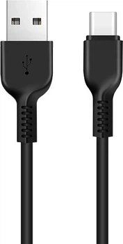 Кабель HOCO X20 Flash USB-A Type-C, 2 м, Black