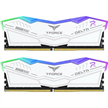 Модуль памяти DDR5 TEAM T-Force Delta RGB 2x16GB 6000MHz White (FF4D532G6000HC38ADC01) [175598]