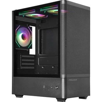 Корпус Prologix Lumi GM-01MAB Mesh Black [173428]