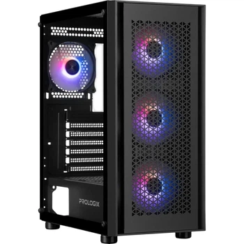 Корпус Prologix Glower GM-07RBA Black [173427]