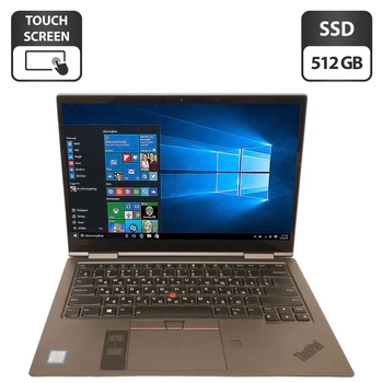Ультрабук-трансформер Lenovo ThinkPad X1 Yoga 4th Gen / 14" (1920x1080) IPS Touch / Intel Core i5-8350U (4 (8) ядра по 1.7 - 3.6 GHz) / 16 GB DDR3 / 512 GB SSD / Intel UHD Graphics 620 / WebCam / Стилус б/у