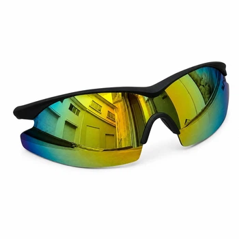 Очки Bell+Howell Tac Glasses солнцезащитные спортивные, с антибликовыми зеркальными линзами