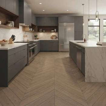 Керамограніт APE Oregon Chevron Roble A040264 8,5х44 см