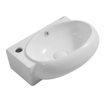 Умывальник подвесной Mixxus Premium Diverse-1201-R 400х215 овальный, белый (MP6506)