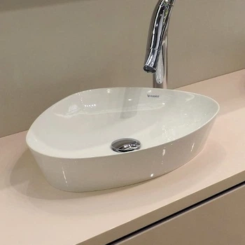 Раковина накладная Duravit Cape Cod 405x500 асимметричная, белая (2339500000)