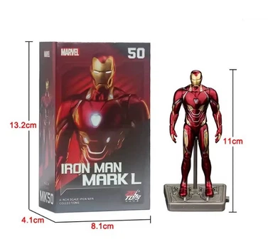 Коллекционная экшн-фигурка Железного Человека Марвел MARK L. Action Figure Marvel Iron Man Mark 50, 11 см в коробке, коллекционная модель