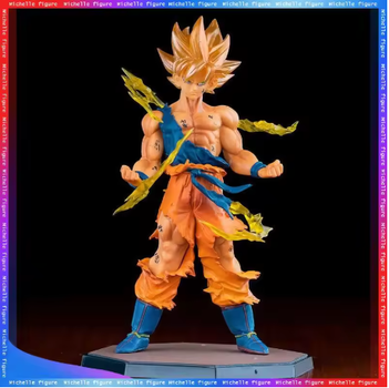 Коллекционная фигурка, статуэтка Сон Гоку аниме Драгон Болл (Son Goku Super Saiyan anime Dragon Ball)