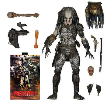Коллекционная экшн фигурка Ultimate Elder Predator (Хищник 2) 18см с набором аксессуаров action figures