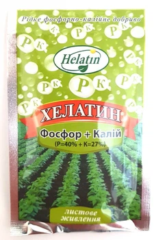 Добриво мінеральне Хелатин Фосфор+Калій 50мл