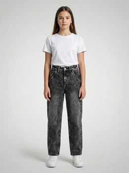 Джинсы для девочки подростка 140 Темно-серый XF JEANS (726627-140)