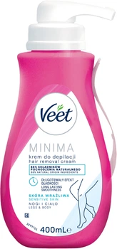 Крем для депіляції Veet Minima для чутливої шкіри 400 мл (5900627118971)