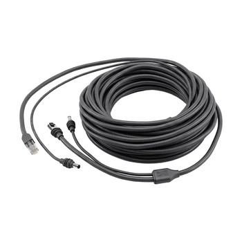 Кабель живлення та передачі даних 2 в 1 DC+Ethernet для Starlink Mini з перехідником Type-C 15м (73-01020)