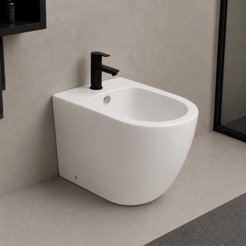 Биде напольное Mixxus Premium ELLIPSE-0601 580х360х410mm (MP6594)