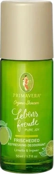 Дезодорант роликовий Primavera Pure Joy Лайм та імбир 50 мл (4086900266506)