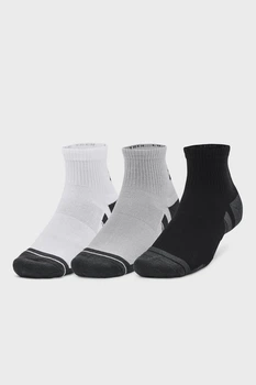 Носочки Under Armour унисекс 36-42 Черный-белый-серый (155780)