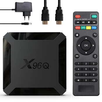 Смарт ТВ приставка 2/16GB + пульт, Android 10, X96Q