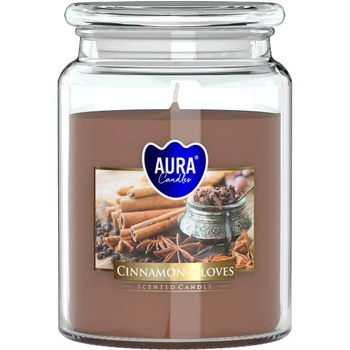 Свеча ароматичная Aura (Bispol) Корица-гвоздика (27622)