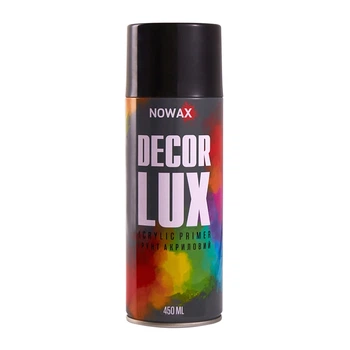 Грунтовка акриловая Nowax Spray черный аэрозоль 450мл NX48049