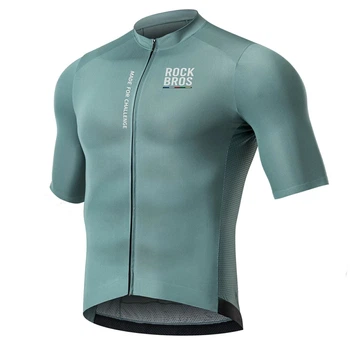Футболка велосипедная Rockbros ROAD TO SKY мужская короткий рукав M Grey-Blue (5907769392450)