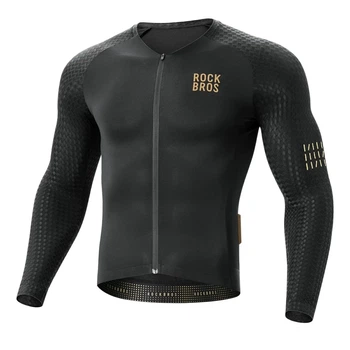 Футболка велосипедная Rockbros YDCX008 Diamond с длинным рукавом размер XL Black (5907769385438)