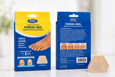 Пластырь против грибка ногтей / Royal Prestige Fungal Nail / Набор 16 пластырей